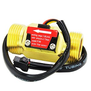 Sensor Hall Medidor de Fluxo Água 3/4 - 1 a 30 Litros Min