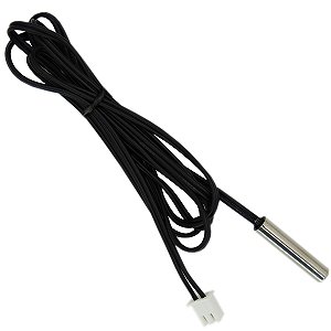 10x Sensor Temperatura NTC 10K Prova D'agua Sonda 1 Metros