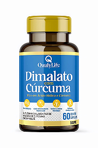 Dimalato com Cúrcuma 60 cápsulas - QualyLife