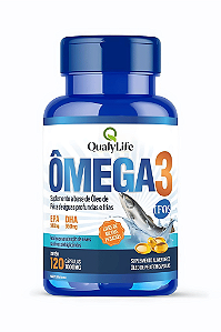 Ômega 3 (IFOS) 1g 120 Capsulas - QualyLife
