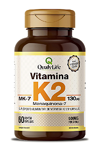 Vitamina K2 MK 7 500mg 60 Capsulas - QualyLife