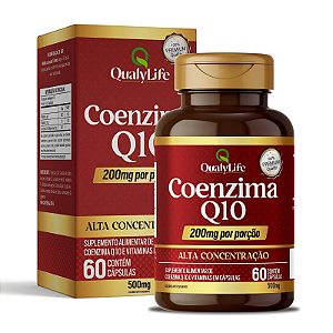 Coenzima Q10 200mg 60 Cápsulas - QualyLife