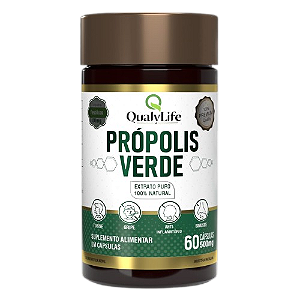 PROPOLIS VERDE 500MG 60 CAPSULAS - QUALY LIFE