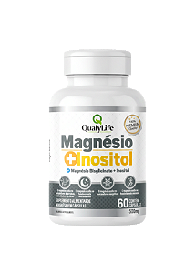 MAGNESIO E INOSITOL 500MG 60 CAPSULAS - QUALY LIFE