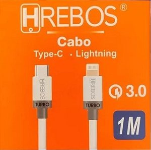 Cabo Compatível iPhone 11 12 13 14 Tipo C Turbo Modelo Novo