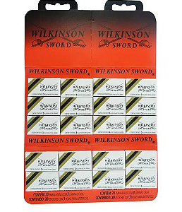 Lâmina Barbear Inox Wilkinson - 60 Peças
