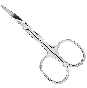 Tesoura Classic Forjada Professional Curvada Para Cutícula - Mundial
