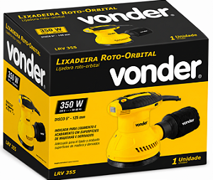 Lixadeira Roto-Orbital 5 Pol. 350W 220V LRV355 VONDER