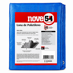 Lona de Polietileno 5x4 100 Micras Azul - Nove54