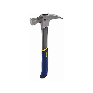 Martelo Unha Magnético Irwin 450g (16oz) - Cabo de Fibra de Vidro