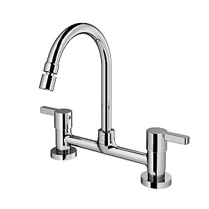 Misturador bica alta de mesa para cozinha Nova Chess - DOCOL