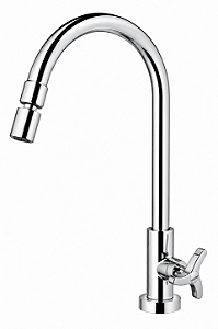 Torneira para Cozinha de Mesa 1/2" Nova Trio Docol