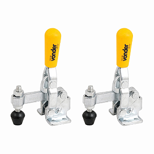 Kit 02 Grampo De Aperto Rápido Vertical Gvv100 Clamp Vonder