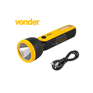 Lanterna Recarregável VONDER LRV 100L - 100 Lúmens