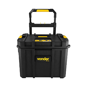 Caixa Plástica Para Ferramentas C/ Rodas Crv 900 Vonder Plus