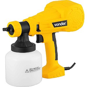 Pistola Elétrica Pintura Pulverizar 320w Hvlp 127v Vonder Pev400