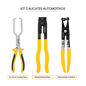 Kit 3 alicate automotivos - Vonder