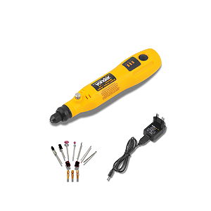 Microrretífica Vonder 12 Acessórios - A Bateria 3,6V - MBV 036