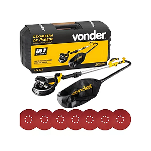 Lixadeira de Parede VONDER LPV 925 - 880W 127V com LED