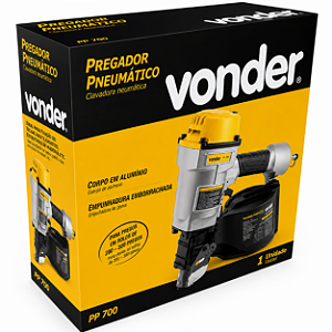 Pregador Pneumático VONDER PP 700 - 300 Pregos