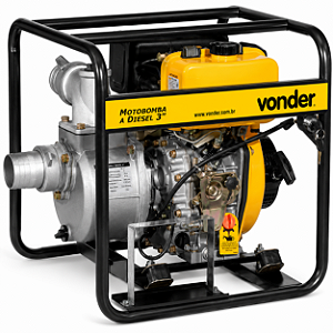Motobomba a Diesel VONDER 5 HP - 2 Polegadas Autoescorvante