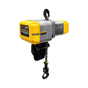 Talha Elétrica VONDER 3.0t - Elevação 5m 220V Trifásica