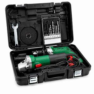 Kit de Ferramentas DWT EFD 751 - Furadeira 710W + Esmerilhadeira 750W 127V