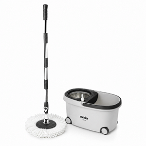 Rodo MOP Giratório VONDER com Cesto Inox