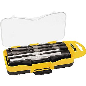 (3599472008) - Jogo de facas de precisão, com 10 peças, VONDER