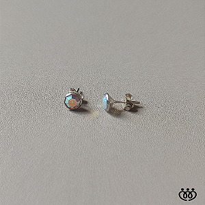 BRINCO PRATA 925 CRISTAL BOREAL 2MM