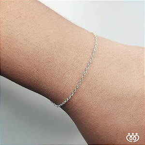 PULSEIRA PRATA 925 ELO PORTUGUÊS