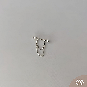 PIERCING PRATA 925 TRAGUS 2 VENEZIANAS