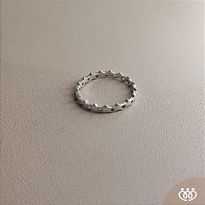 ANEL PRATA 925 COROAS CONTÍNUAS BOHO