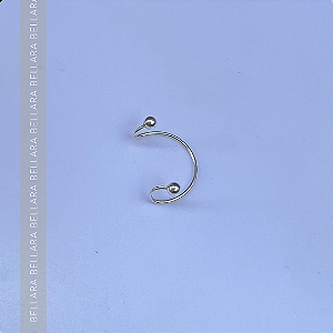 PIERCING PRATA 925 FAKE DUPLO