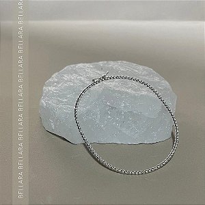 BRACELETE PRATA 925 OVAL FIO TORCIDO 53X67 MM