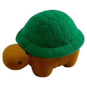 ESTOJO DE VELUDO TARTARUGA PARA BRINCOS