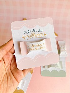 Card com Bala Mimo para Clientes 12 Unidades