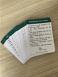 Cartão de Cuidados pós procedimento 50 Unidades