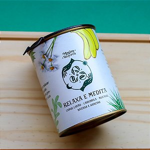 Chá Infusão Relaxa e Medita (Lata) (Preço Sugerido de Venda: R$50,00)
