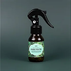 Spray Terapêutico Para Focar Com Óleos Essenciais 60ml (Pocket) (Preço sugerido R$33,00)