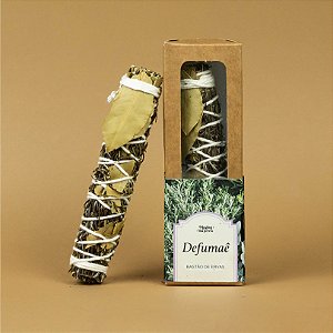 Bastão de Ervas para Defumação Prosperidade (Louro e Alecrim) (Preço Sugerido de Venda: 42,00)