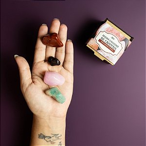 Kit Cristais Amor Próprio e Paixão (Preço Sugerido de Venda: 32,90)