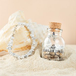 Pulseira Howlita Com Extensor de Tamanho (Paciência e Leveza)