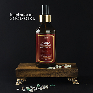 Body Splash Aura de Sensualidade Com Cristais 200ml Vidro (Preço Sugerido R$69,90)