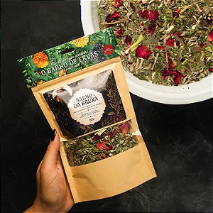 Banho de Ervas da Bruxa Proteção Intuitiva e Poder Pessoal Grande (Preço Sugerido de Venda R$29,90)
