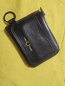 Porta cartões de couro - Fred Perry