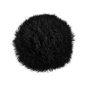 BOINA DE LÃ NATURAL CORTE PESADO 5 - PRETA - DUB BOYZ