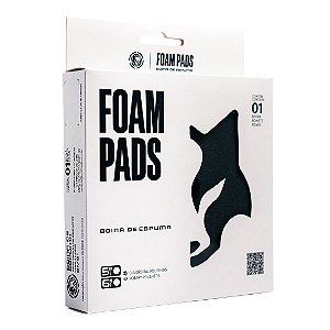 BOINA DE ESPUMA PRETA 6 POLEGADAS - WOLF PADS