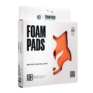 BOINA DE ESPUMA LARANJA 5 POLEGADAS - WOLF PADS