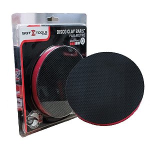 DISCO CLAY BAR DESCONTAMINAÇÃO MÉDIA 5" COM VELCRO - SIGMA